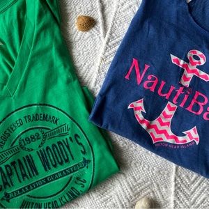 Hilton Head Island Tank Top and V-Neck Shirt Bundle